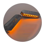 Chrome LED Mirror Block Off Base Plate for Kawasaki ZX-6R (2013–2018), Ninja 250 (2013–2020)