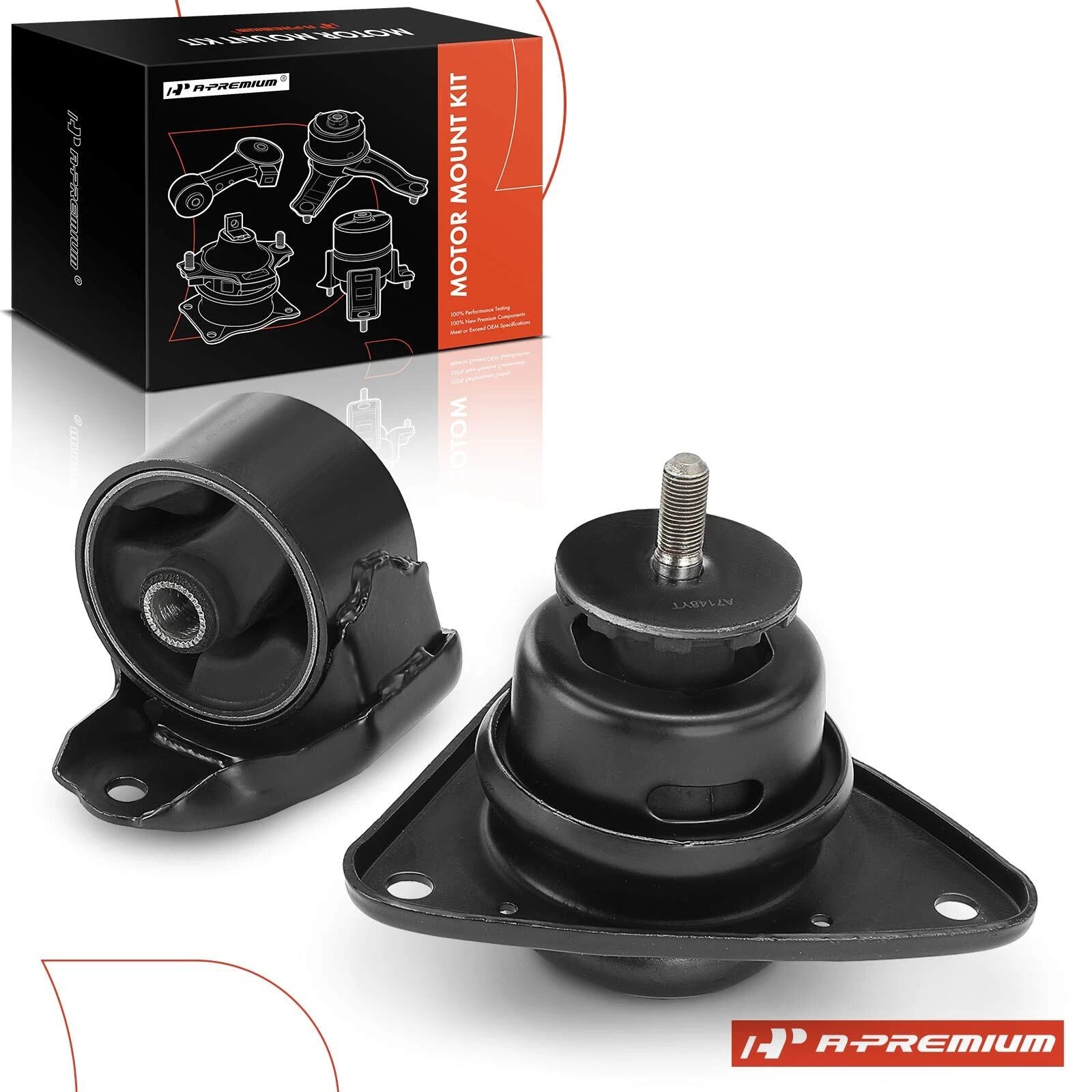 2X Engine Motor Mount for Kia Forte (2010–2013) Forte Koup (2012–2013)