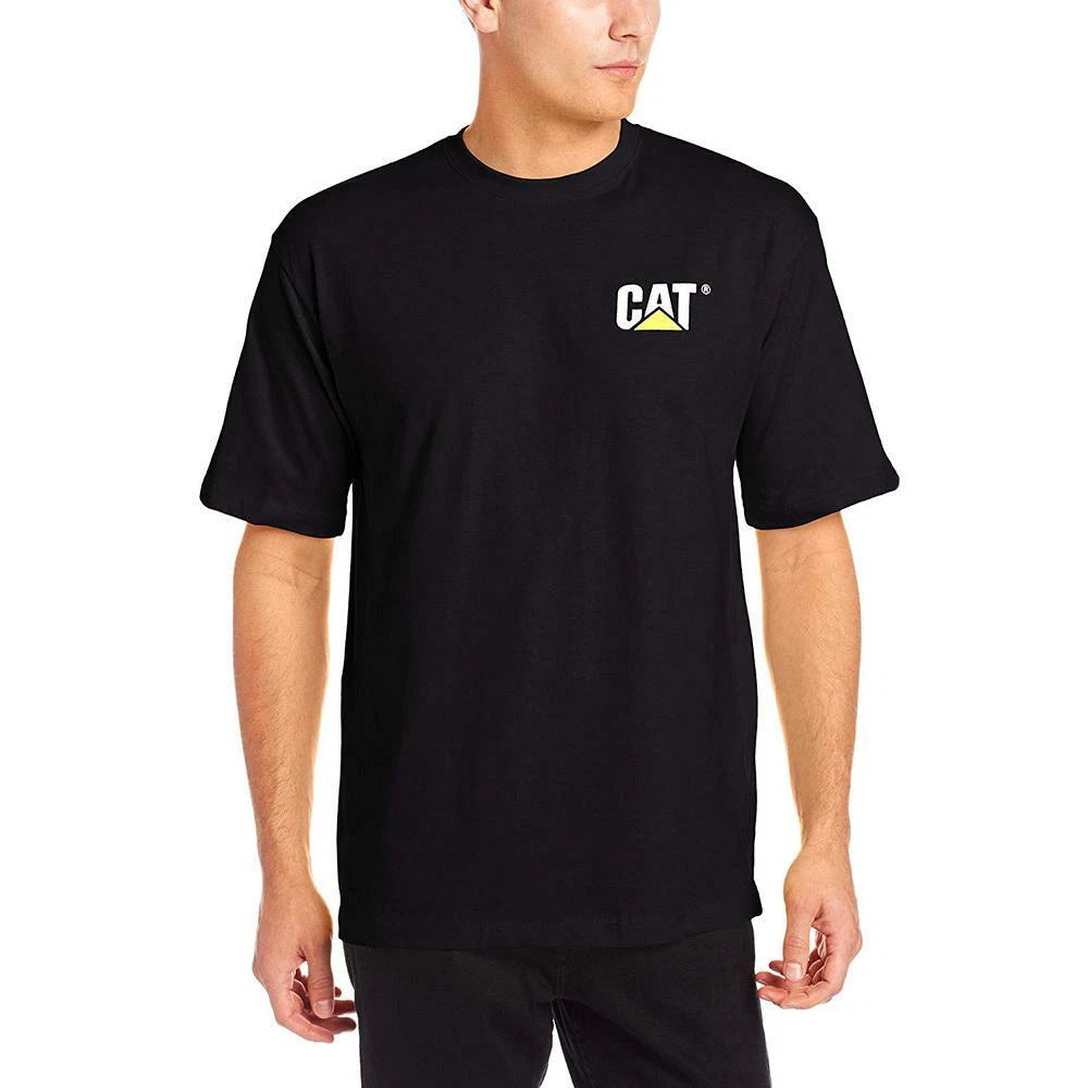 Caterpillar Long Sleeve Graphic Logo T-Shirt for Men (Various Colors)