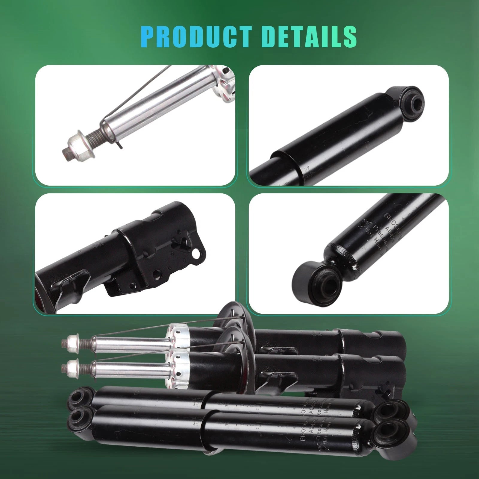 Set of 4 Struts and Shocks for Saturn ION (2003–2007)