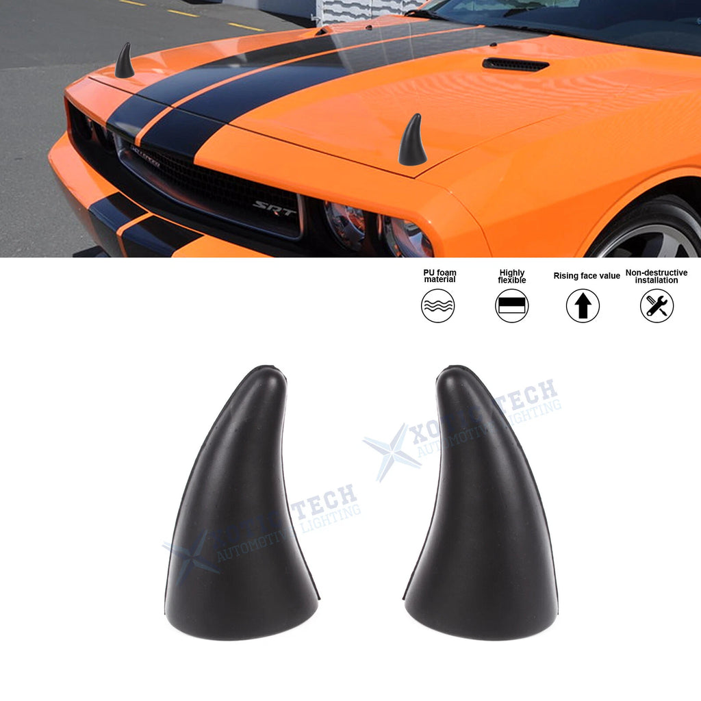 Devil Bull Horn Rear Bumper Stickers for Dodge Charger Challenger (2011–2023)