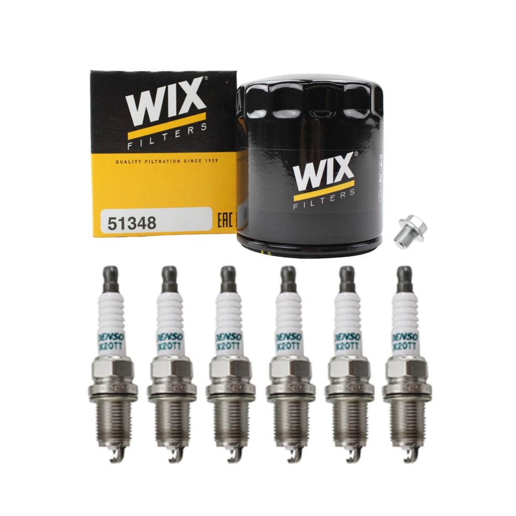 Wix Engine Oil Filter & Denso Spark Plug Kit for Avalon Camry Sienna Solara (1995–2006)