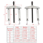 2 Jaw Gear Puller Set for Universal Applications (3 in 1)