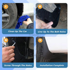 4x Mud Flaps Splash Guard for Benz C-Class W205 Sedan (2015–2018)