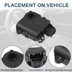 2X No.8G1Z19E616C HVAC Heater Blend Door Actuator for Ford Taurus (2008–2010)