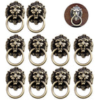 10X Lion Head Door Pull Knob Handle for Cabinet Drawer Hardware