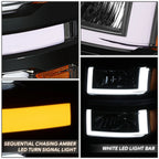 U-LED DRL Sequential Headlights for Chevrolet Silverado 1500 (2014–2015)