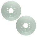 Set of 2 Bosch QuietCast Rear Disc Brake Rotors for Cadillac Chevrolet GMC