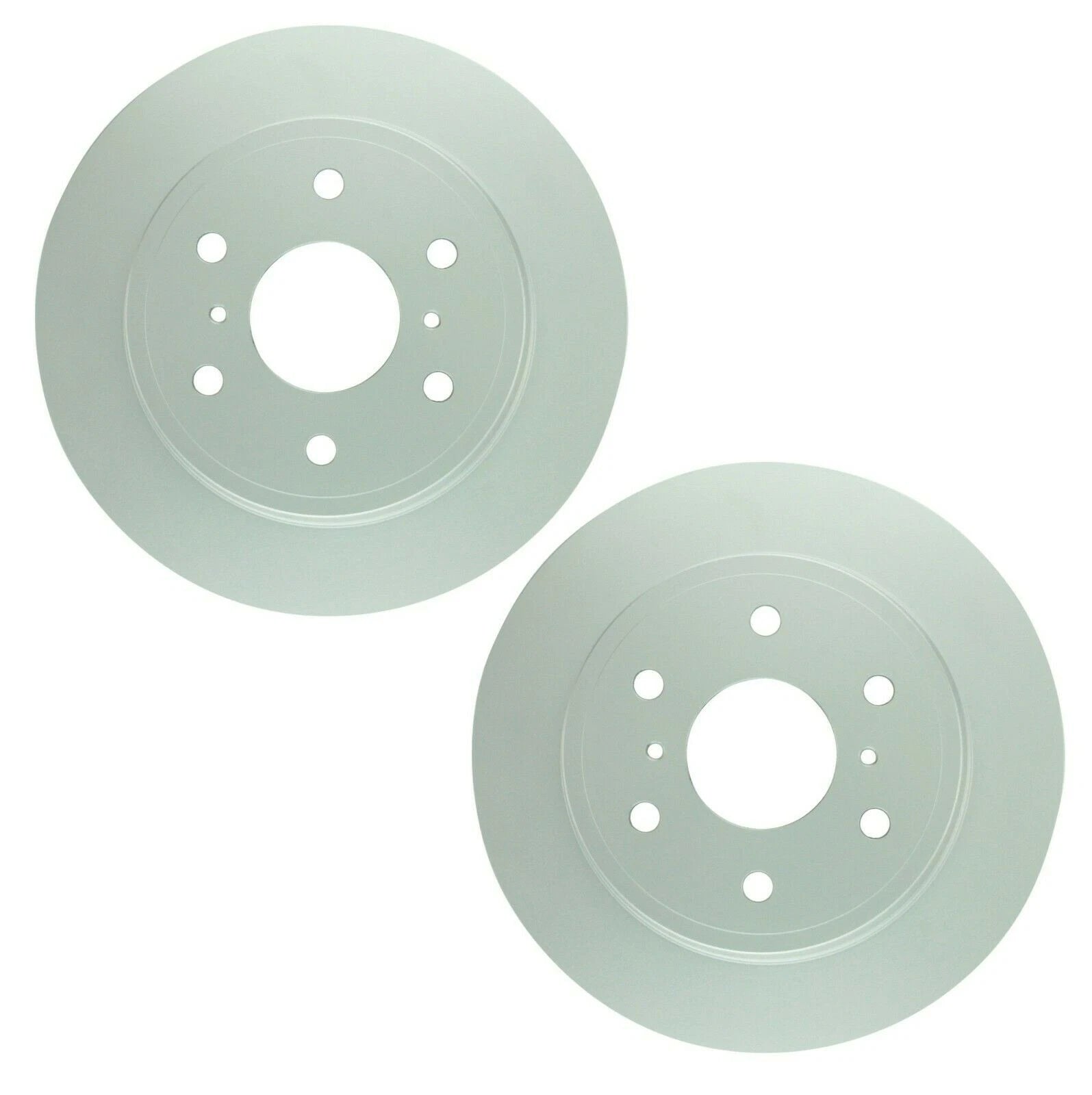 Set of 2 Bosch QuietCast Rear Disc Brake Rotors for Cadillac Chevrolet GMC