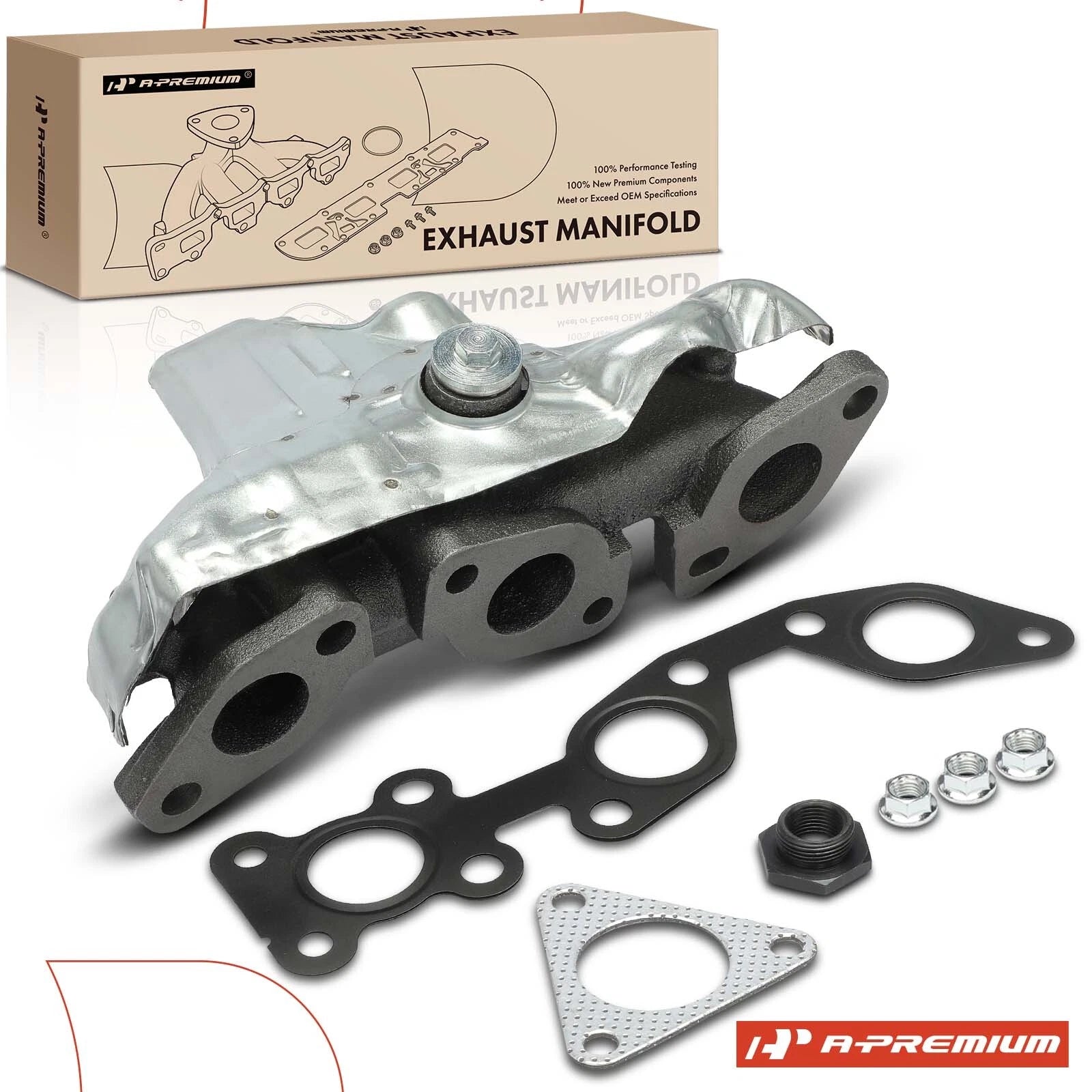 Driver Exhaust Manifold with Gasket for Nissan Frontier Xterra (1999–2004)