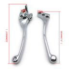 Chrome Brake & Clutch Hand Lever Controls Set L&R for Honda VTX1300 (2003–2008)