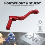 Aluminum Foot Shifter Shift Lever Pedal for Yamaha YFZ450R (2009–2024) Red