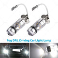2x H3 100W LED Cree Fog Light Bulbs for BMW E46 E90 (2001–2011)