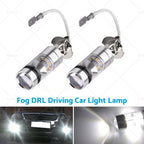 2x H3 100W LED Cree Fog Light Bulbs for BMW E46 E90 (2001–2011)