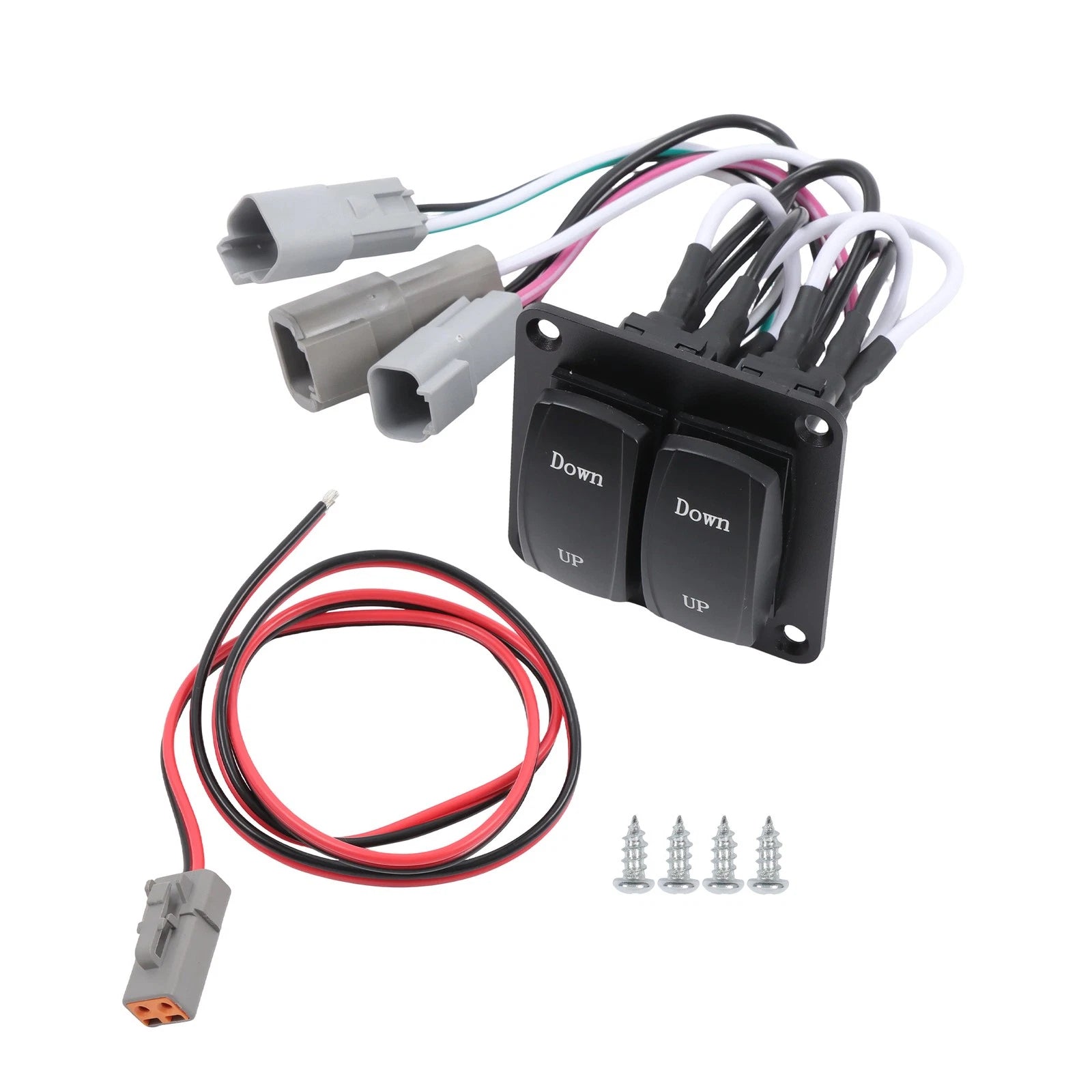 Trim Tab Double Rocker Switch Kit for Single Actuator Systems