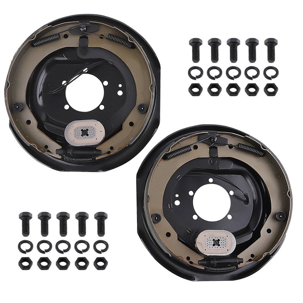 Set of 2 Electric Trailer Brake Assemblies for 7" Wheels