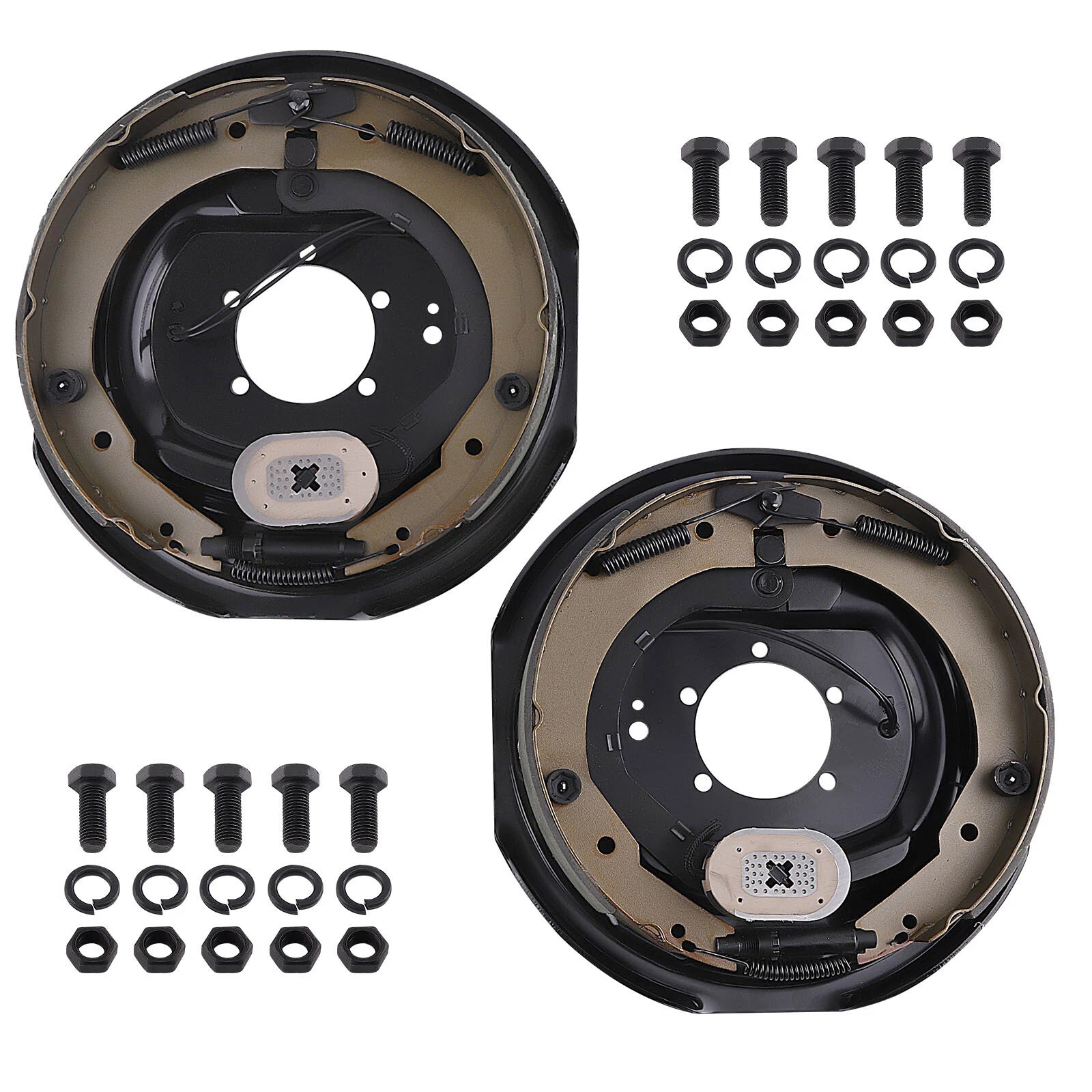 Set of 2 Electric Trailer Brake Assemblies for 7" Wheels