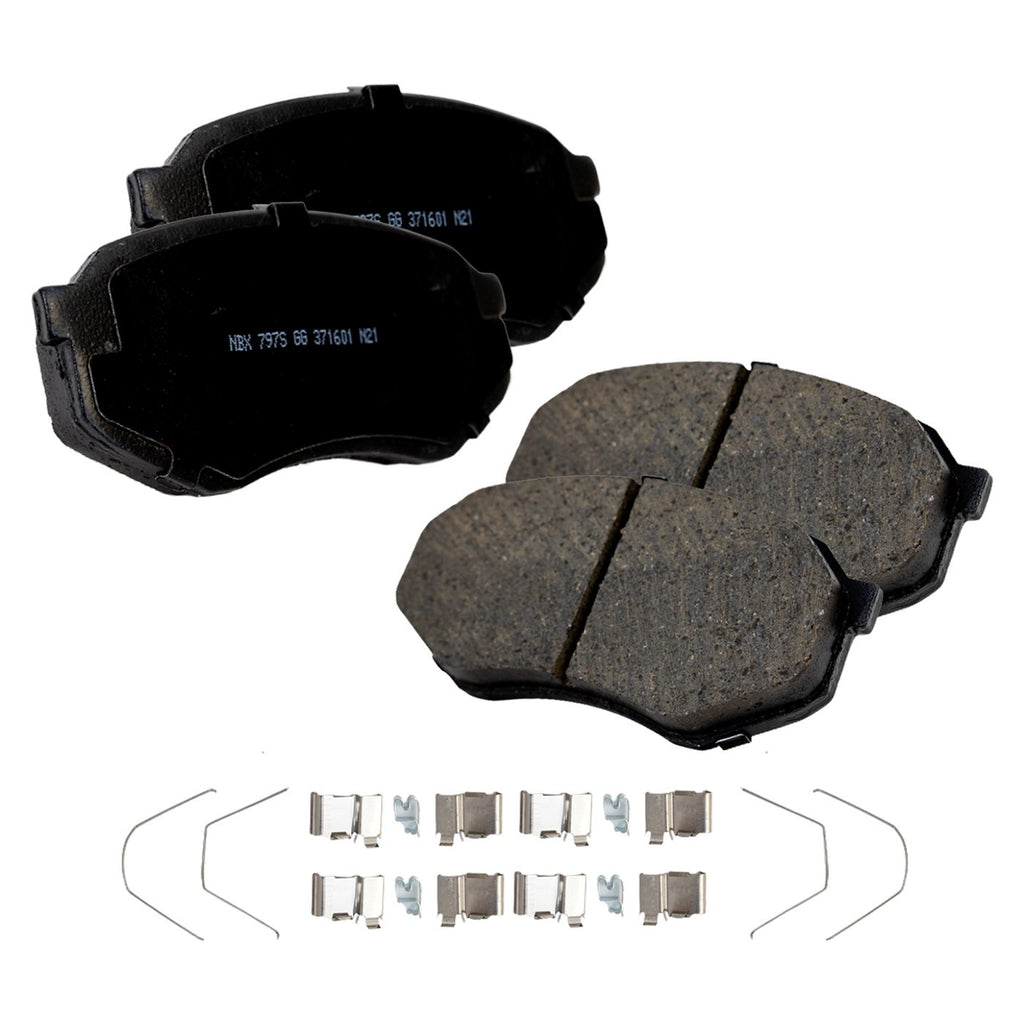 Set of 4 Brake Pads for Mazda 929 (1988–1991)