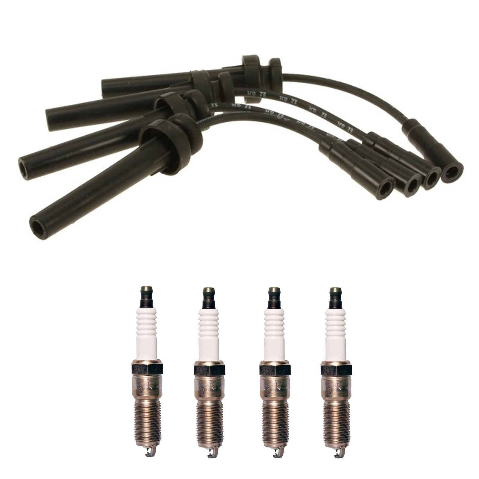 Denso Wire Set & 4 Iridium TT Spark Plugs for Chrysler Dodge 2.4L L4