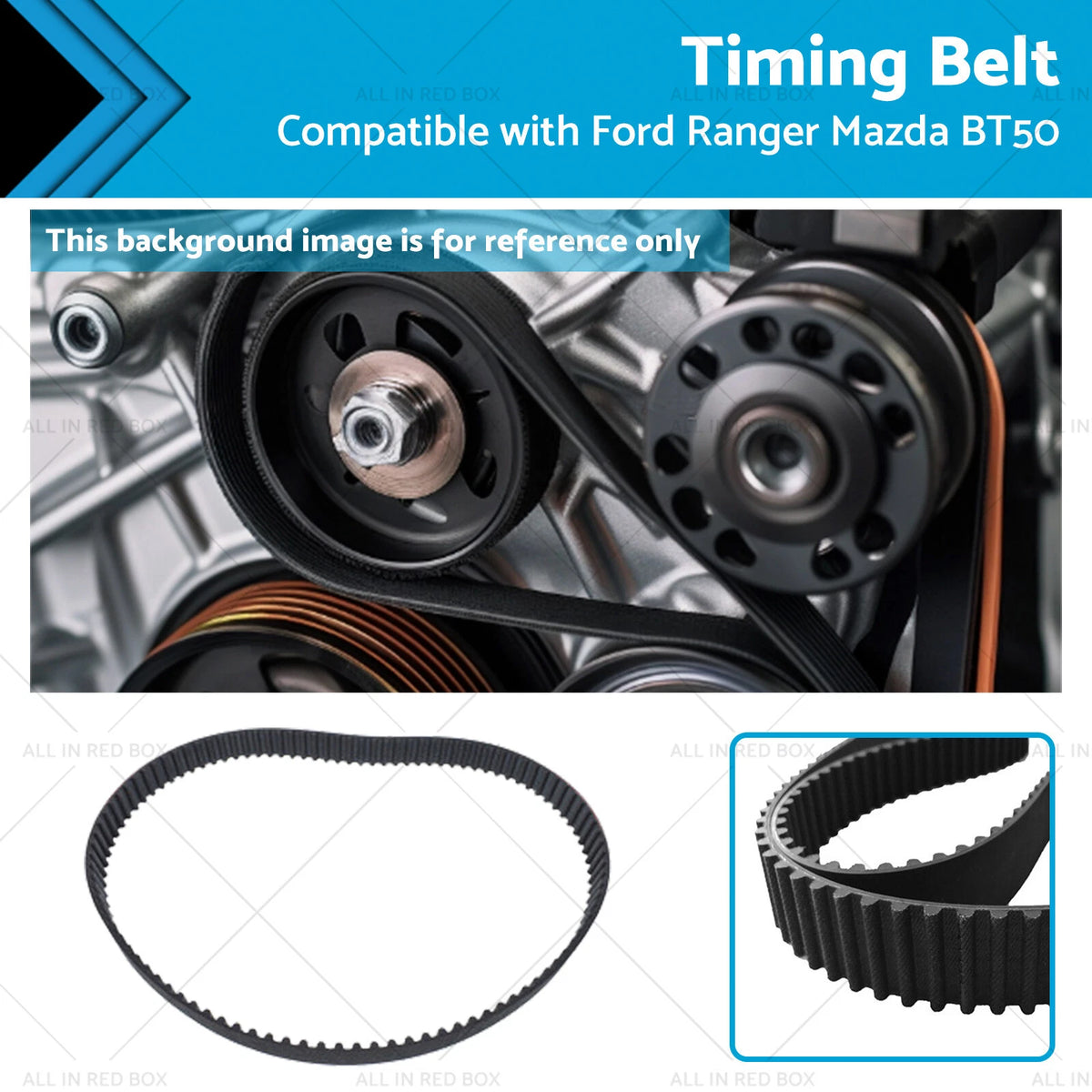 Timing Belt T1601 for Ford Ranger PJ PK 2.5L 3.0L WLAT WEAT (2006–2012)