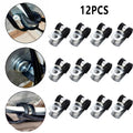 12x Rubber Lined Brake Pipe Clips for (3/16in / 4.7mm)