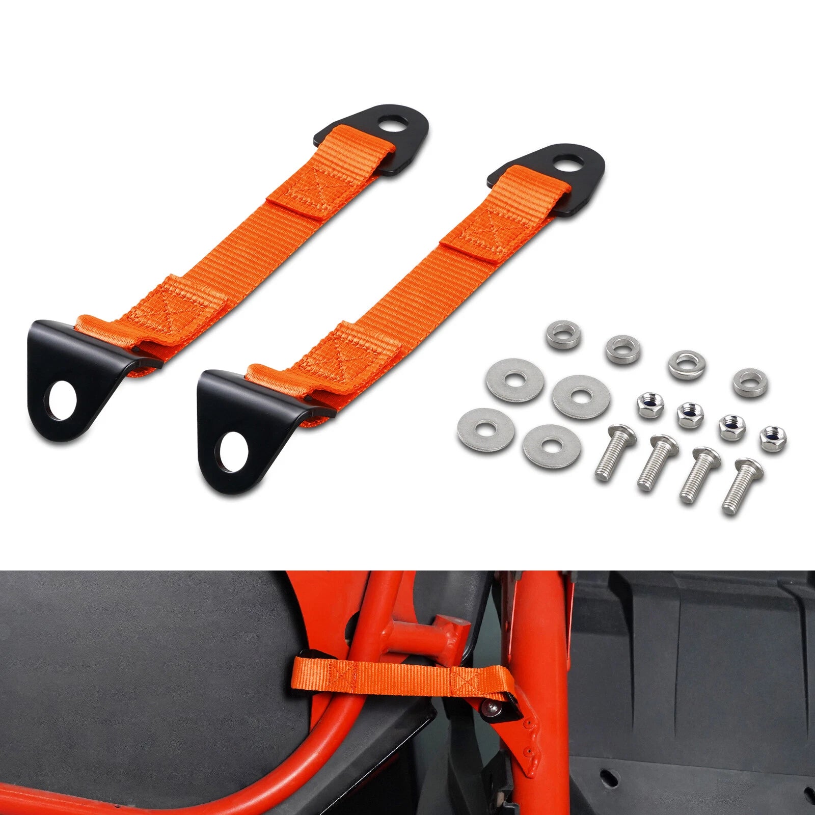 2X Door Check Straps for Can-Am Maverick X3 Max R RR (2018–2023)