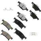Set of 4 Front & Rear Brake Ceramic Pads 1808 2170 for Subaru Ascent (2019–2022)