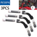 Set of 3 Fuel Jugs with Deluxe Cap and Filler Hose Kit 14"