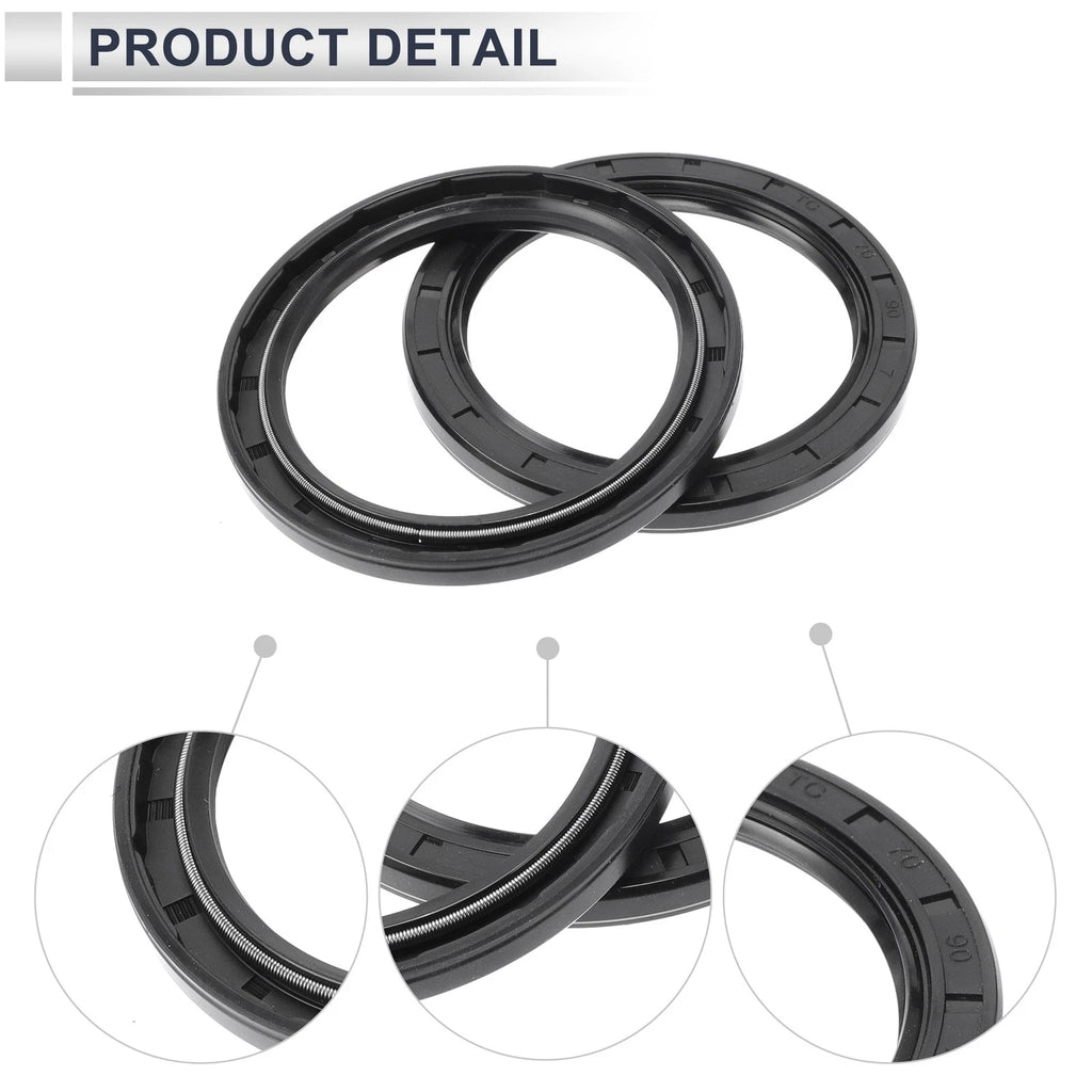 Set of 5 Oil Seal Rotary Shaft Seals for Various Models (70x90x7mm)