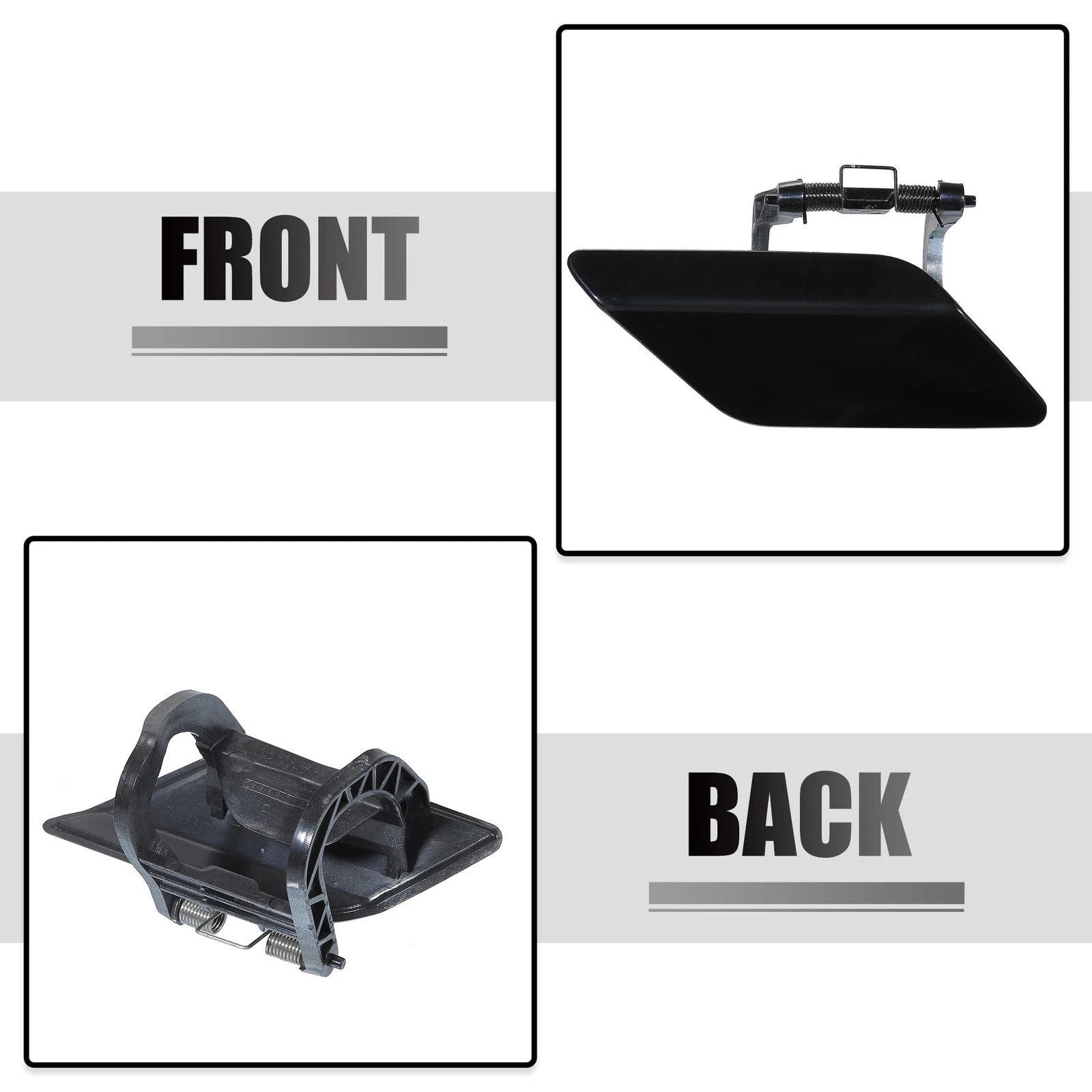 Bumper Washer Nozzle Cover for Mercedes Benz E300 (2017–2020) Black