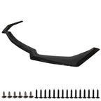 3Pcs Black Front Bumper Lip Splitter Spoiler for Ford Mustang (2018–2020)