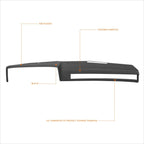 Molded Dashboard Overlay Cap for Chevy GMC C/K/R/V Pickup Suburban (1981–1991)