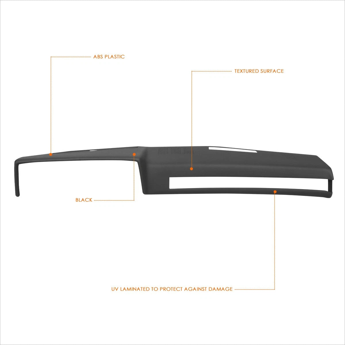 Molded Dashboard Overlay Cap for Chevy GMC C/K/R/V Pickup Suburban (1981–1991)