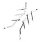 Chrome Mid-Frame Air Deflectors Trims for Harley Road Street Electra Glide (2009–2023) T5