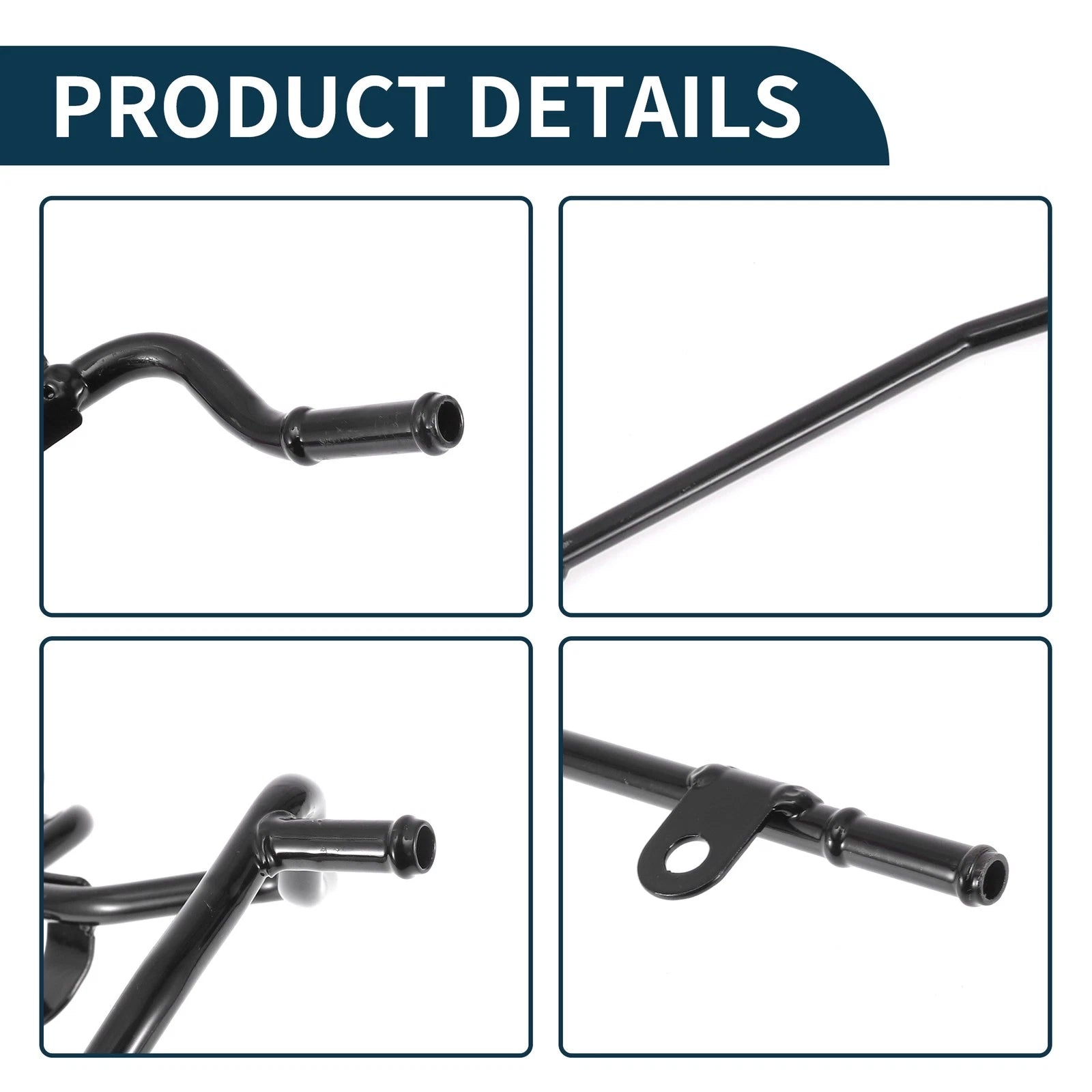 Radiator Hose Coolant Pipe for Audi A3 (2004–2012) 1 Pcs Iron Black