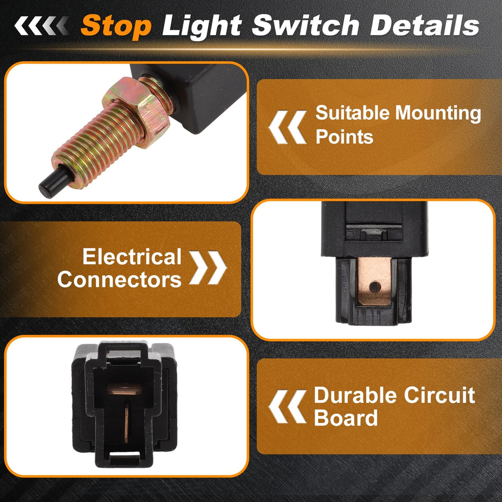 Brake Light Switch for Chevrolet Nova (1985–1988) 12351083