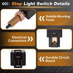 Brake Light Switch for Chevrolet Nova (1985–1988) 12351083