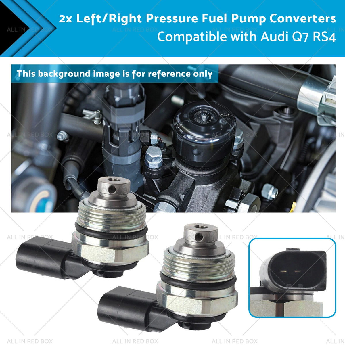 2X Pressure Fuel Pump Converters for Audi TT Q7 RS4 VW Golf