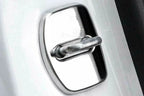 Chrome Steel Door Lock Protection Cover Trim 2 x Cadillac XT4 CT4 XTS ATS