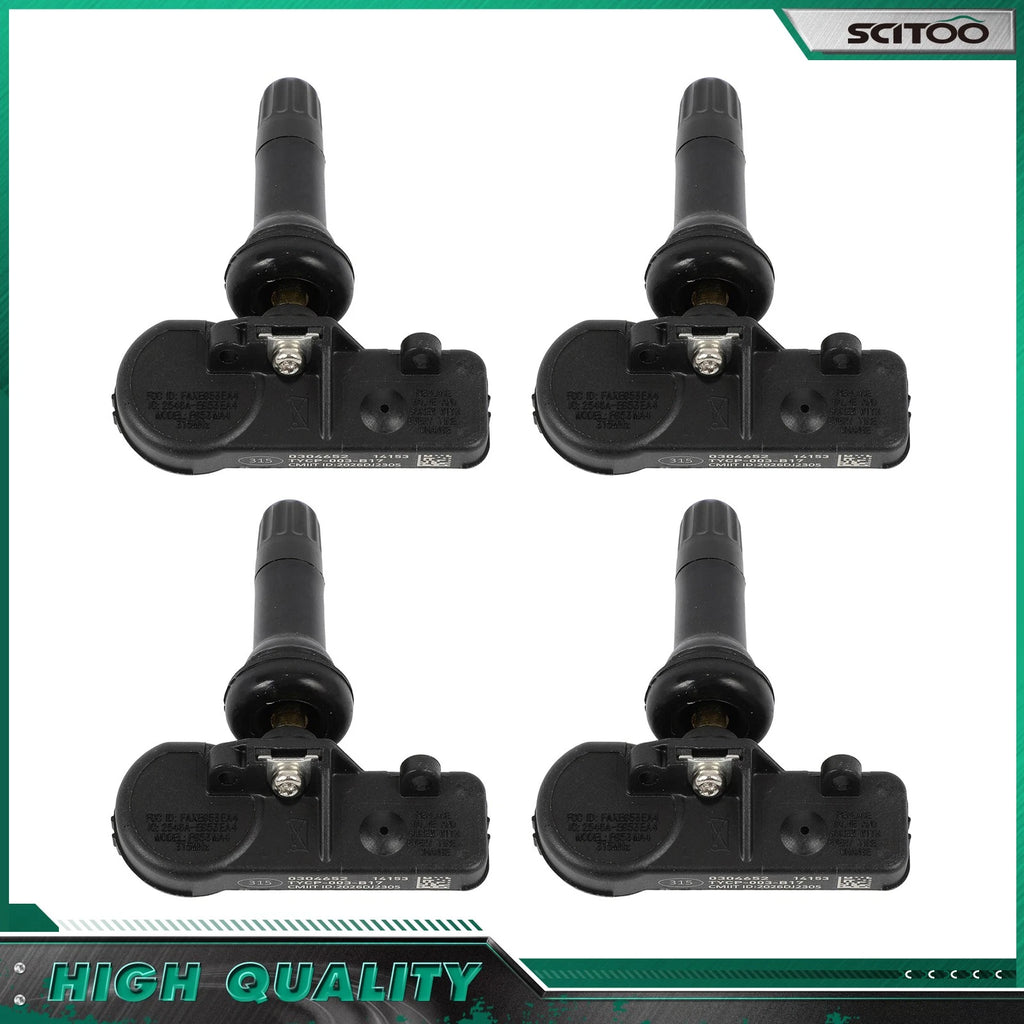 Set of 4 TPMS Tire Pressure Monitoring System Sensors for Chrysler Dodge Jeep