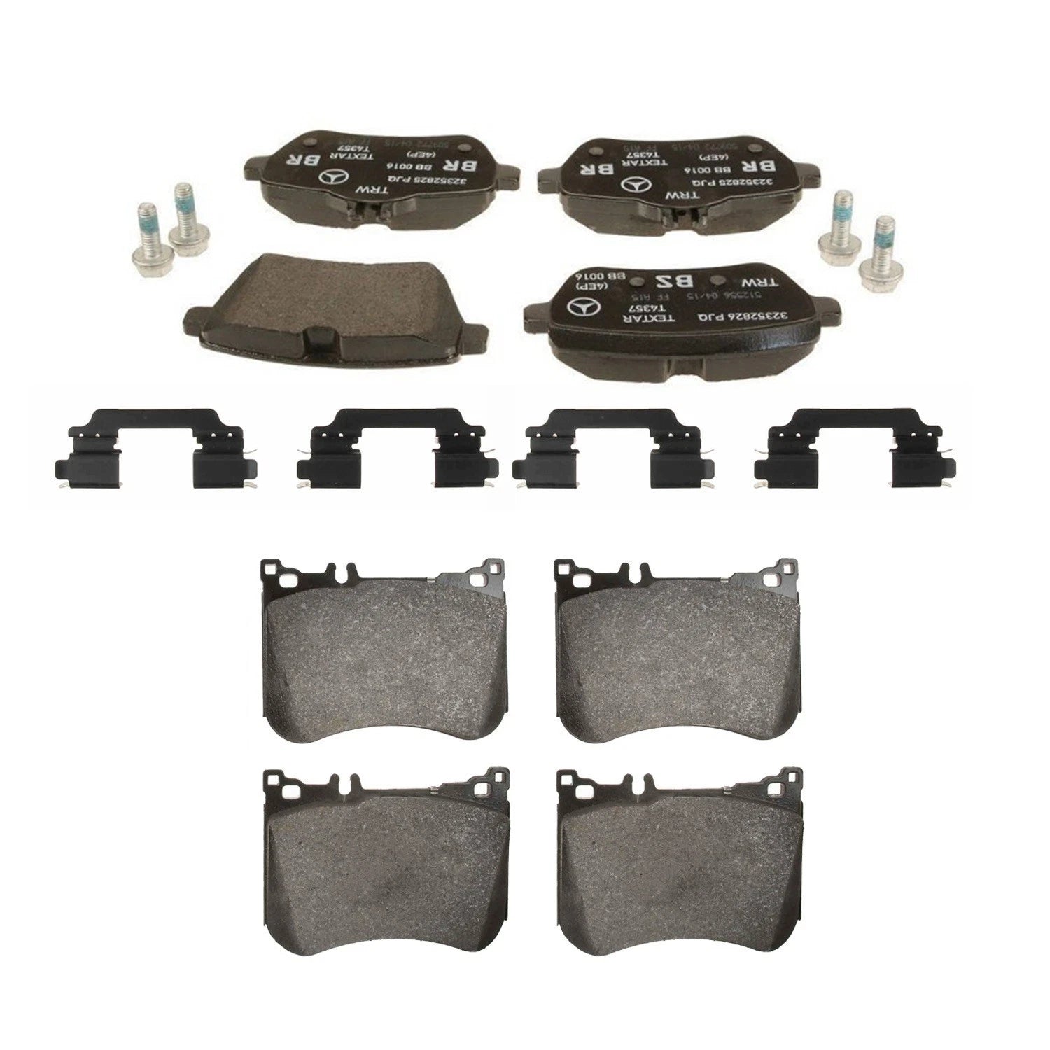 Disc Brake Pad Kit for Mercedes W222 C217 S450 S560 (2014–2020)
