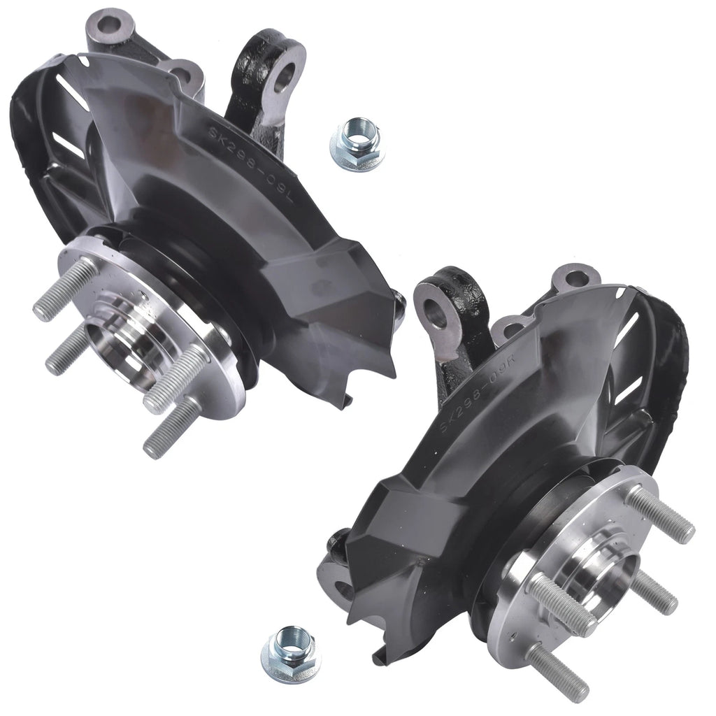 2X Steering Knuckle Assembly for Dodge Attitude, Hyundai Accent