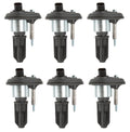 Set of 6 Ignition Coils for Buick Chevrolet GMC Isuzu Saab 4.2L L6 (2002–2009)