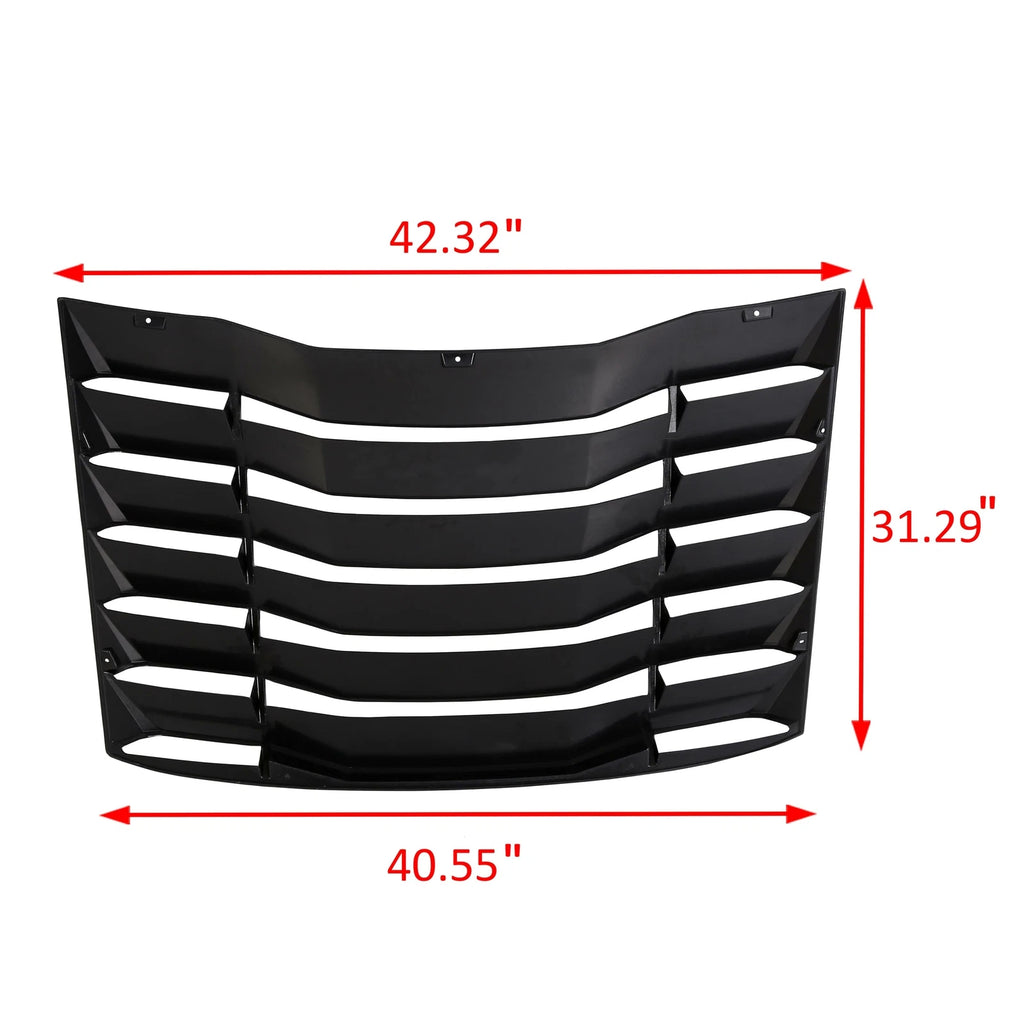 Rear Window Louver Sun Shade Cover for Chevy Camaro (2016-2023)