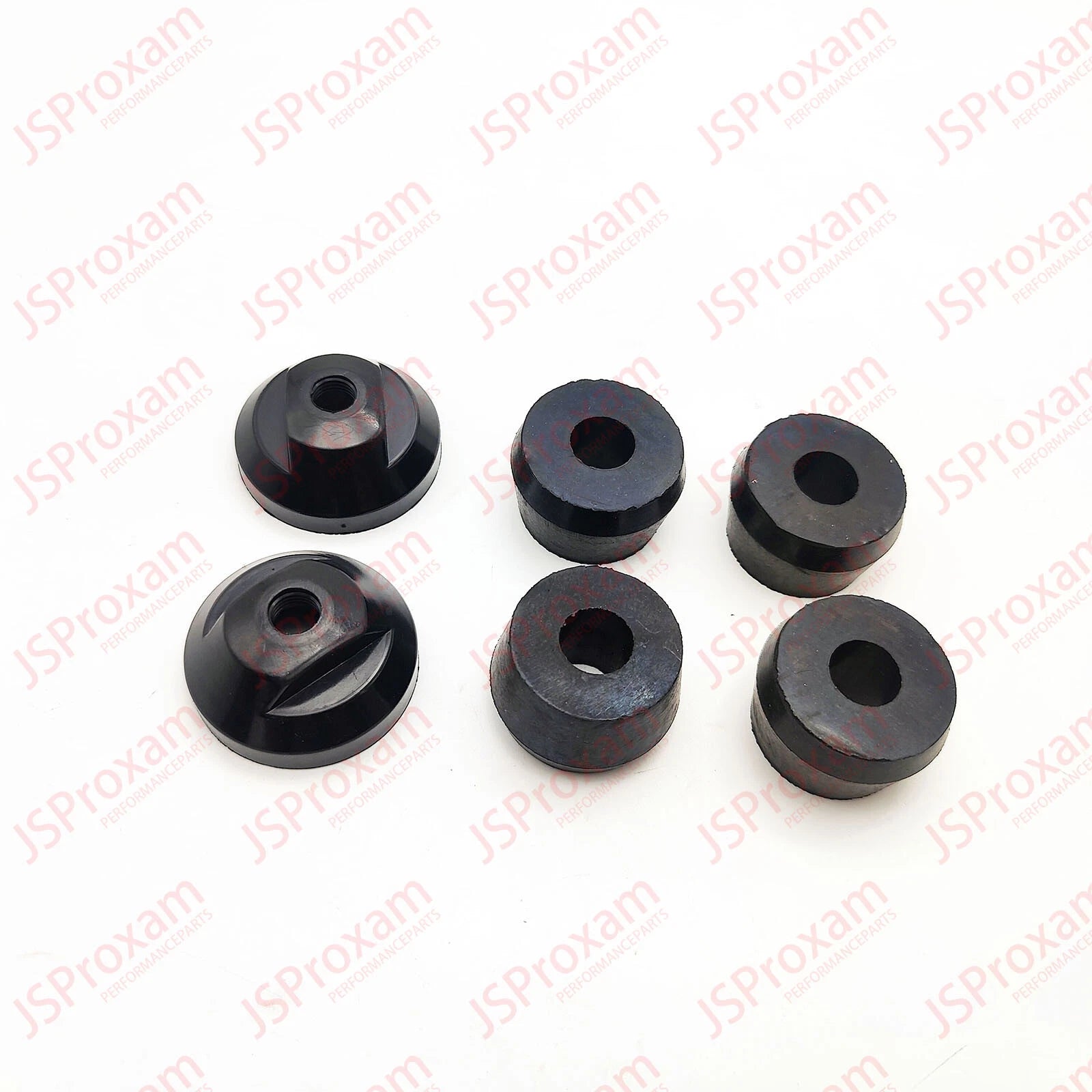 Set of 4 Bushings 23-99291T & 2 End Caps 19-14842 for Mercruiser R/MR/Alpha One
