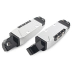 Rear Footrests Silver Foot Pegs for Suzuki GSXR600/750/1300 (2001–2023)