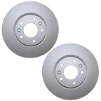 2X Front Coated 299mm Brake Rotors for Ford Fusion MKZ 6 Milan (2006–2012)
