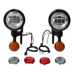 Auxiliary Fog Light Bracket with Turn Signals for Harley Electra Glide (1994–2024)