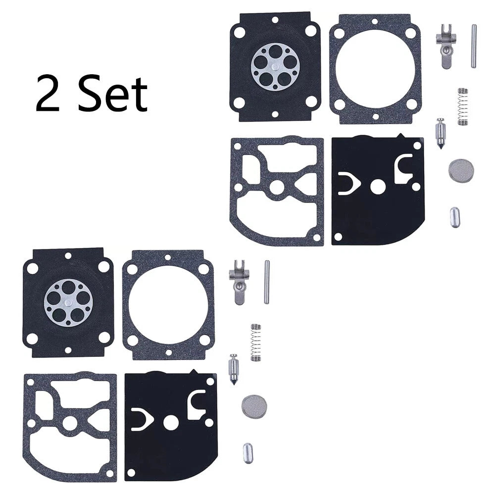 Set of 2 Carburetor Repair Kits for STIHL BG66 BG86 Zama RB-155 RB-164