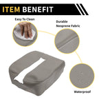 Armrest Protector for Chevrolet Silverado (Microfiber Leather, Grey)